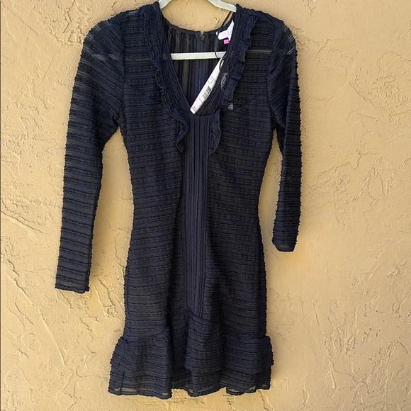 🎉HOST PICK🎉 Parker Black Ruffled V-Neck Dress - Picture 5 of 12